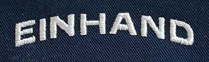 EINHAND Cap Kiel marineblau – Schriftzug hinten