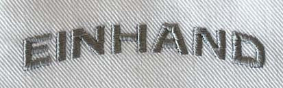 EINHAND Cap Kiel weiss – Schriftzug hinten