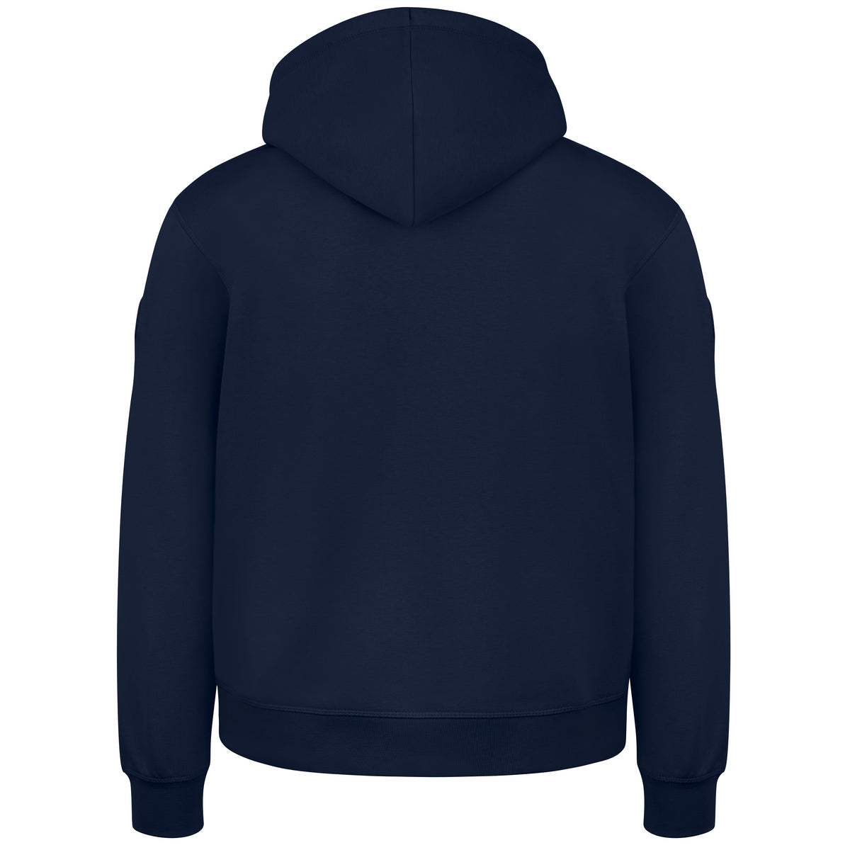 EINHAND Hoodie Burgtiefe Herren Marineblau – Rückansicht