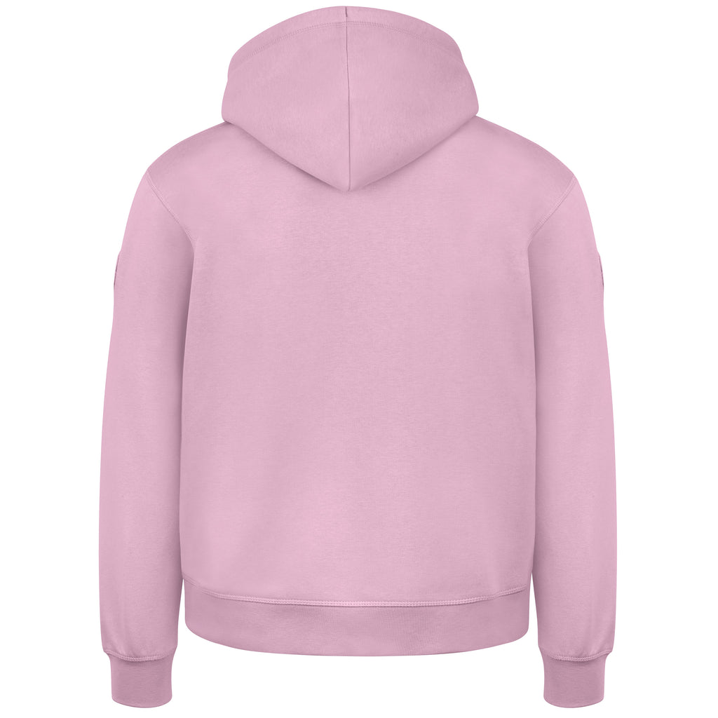 EINHAND Hoodie Burgtiefe Herren Pastellpink – Rückansicht
