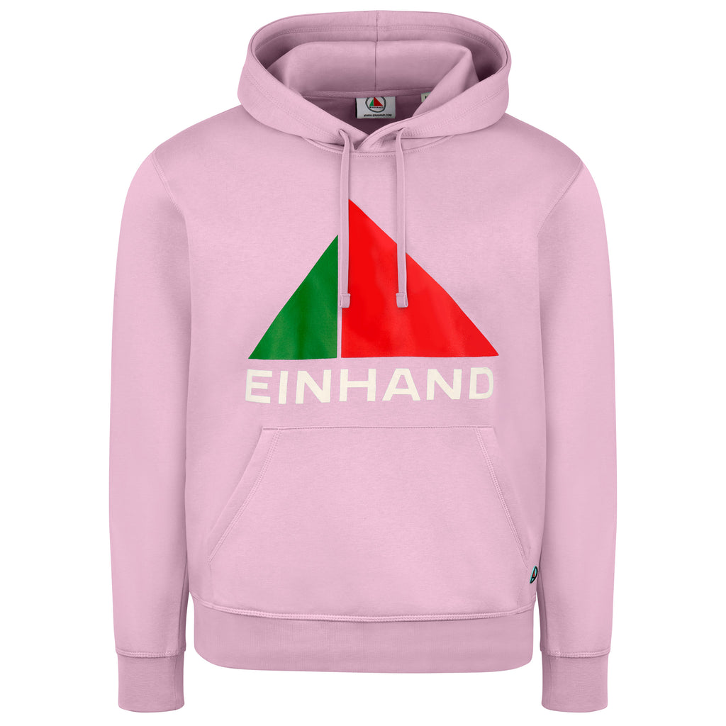 EINHAND Hoodie Burgtiefe Herren Pastellpink – Vorderansicht