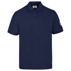 EINHAND Poloshirt Herren Laboe Marineblau – Vorderansicht