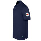 EINHAND Poloshirt Herren Laboe Marineblau – Seitenansicht