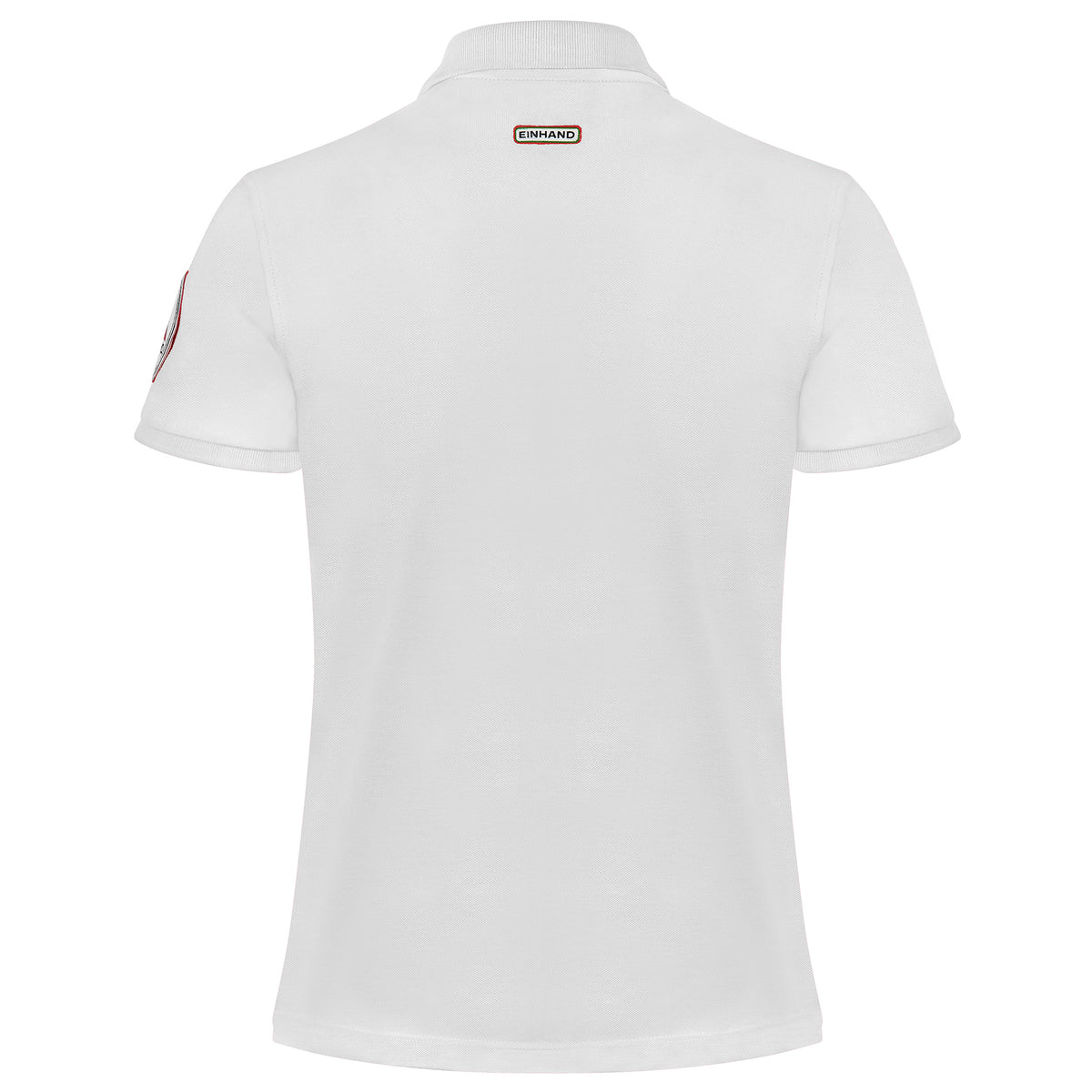 EINHAND Poloshirt Damen Grömitz Weiß – Rückansicht