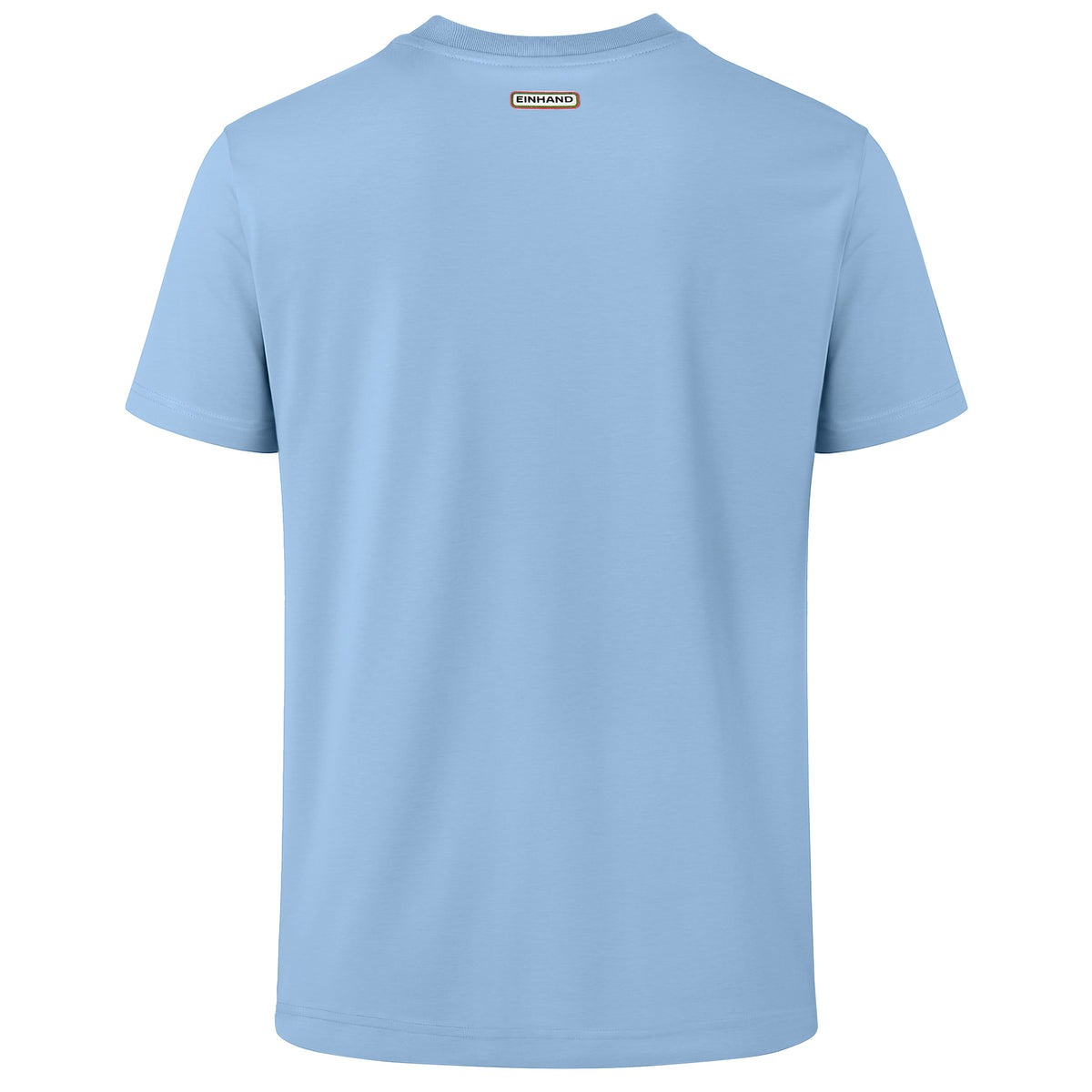 EINHAND T-Shirt Heiligenhafen Herren Himmelblau – Rückansicht