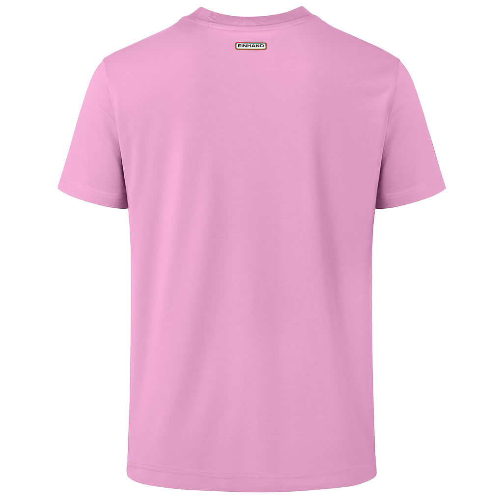 EINHAND T-Shirt Heiligenhafen Herren Pastellpink – Rückansicht