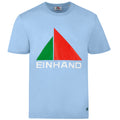EINHAND T-Shirt Heiligenhafen Herren Himmelblau – Vorderansicht