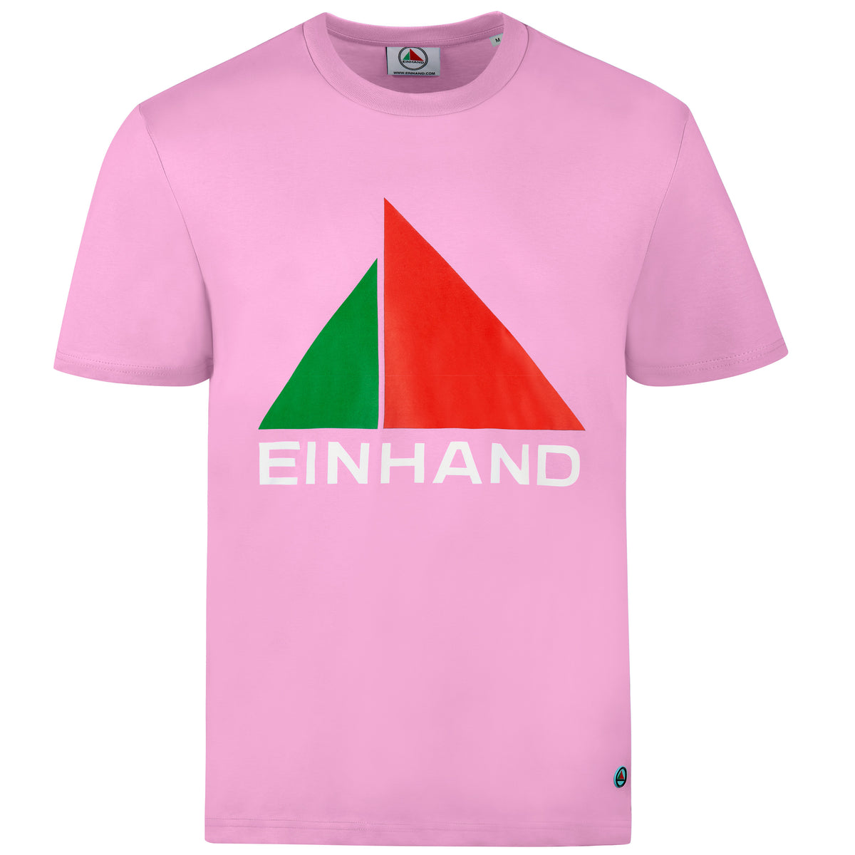 EINHAND T-Shirt Heiligenhafen Herren Pastellpink – Vorderansicht