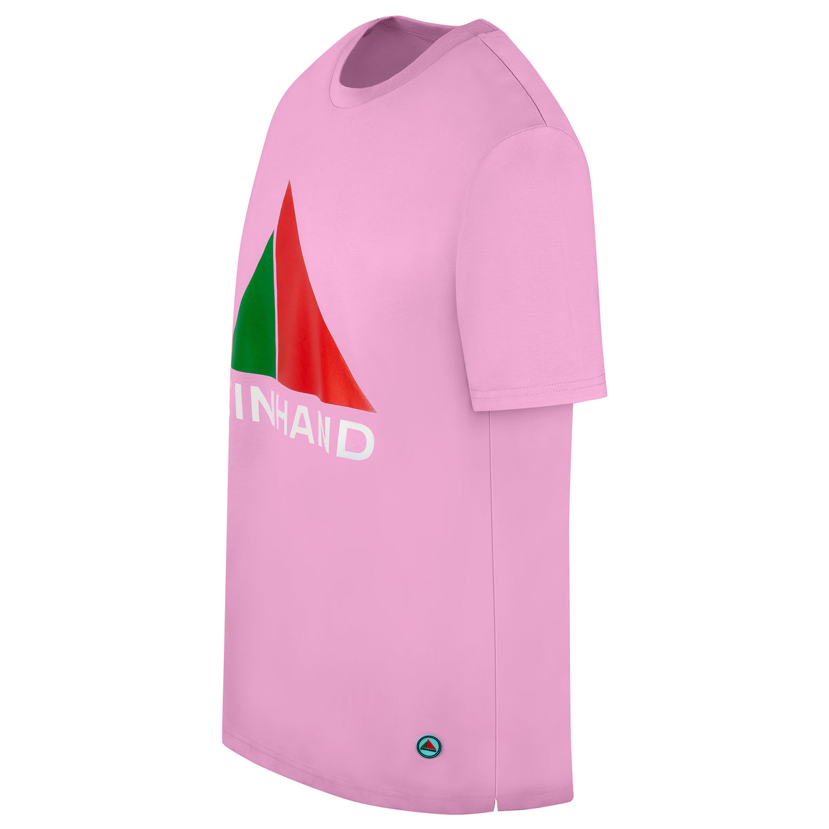 EINHAND T-Shirt Heiligenhafen Herren Pastellpink – Seitenansicht