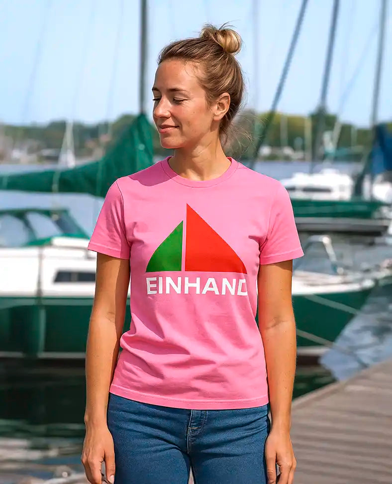EINHAND T-Shirt Heiligenhafen Damen – Modelaufnahme